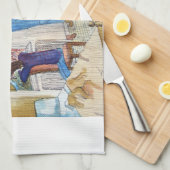 Linge De Cuisine Le musicien (Quart Plié)