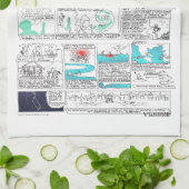 Linge De Cuisine Le mythe grec Comix Orphée Tea Towne (Plié)