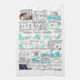 Linge De Cuisine Le mythe grec Comix Orphée Tea Towne