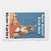 Linge De Cuisine Le New Jersey échoue le port en pierre de ~ (Horizontal)