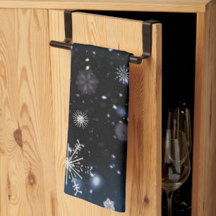 Linge De Cuisine Le Noël de SlipperyJoe, hiver magique paisible à