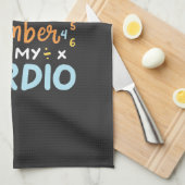 Linge De Cuisine Le Numéro D'Arrêt Comptable Est Mon Cardio (Quart Plié)