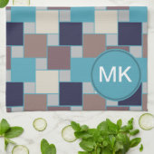 Linge De Cuisine Le paon sur la plage (Plié)