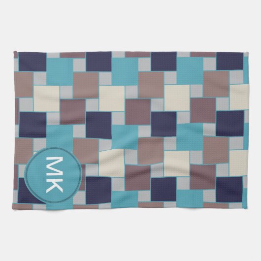 Linge De Cuisine Le paon sur la plage (Horizontal)