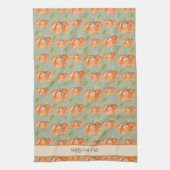 Linge De Cuisine Le Patch Citrouille "Happy Fall Ya'll" (Vertical)