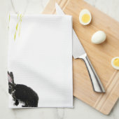 Linge De Cuisine Le pavot fleurit le lapin (Quart Plié)