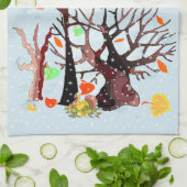 Linge De Cuisine Le pays des merveilles de l'automne (Plié)