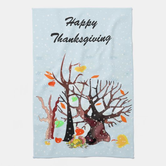 Linge De Cuisine Le pays des merveilles de l'automne (Vertical)