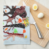 Linge De Cuisine Le pays des merveilles de l'automne (Quart Plié)