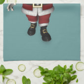 Linge De Cuisine Le Père Noël aime les chats siamois (Plié)