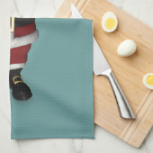 Linge De Cuisine Le Père Noël aime les chats siamois (Quart Plié)