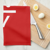 Linge De Cuisine Le Père Noël avec la barbe Émoticon de Noël (Quart Plié)