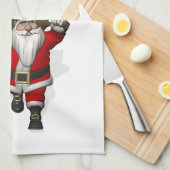 Linge De Cuisine Le Père Noël Avec L'Ensigne D'Italie (Quart Plié)