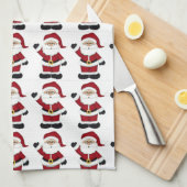 Linge De Cuisine Le Père Noël est en route (Quart Plié)