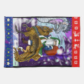 Linge De Cuisine Le père noël mythique (Horizontal)