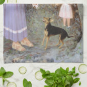 Linge De Cuisine Le petit chien gourmand par Guido Marzulli, réalis (Plié)