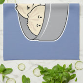 Linge De Cuisine Le petit déjeuner chinois de dim sum de petit pain (Plié)