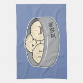 Linge De Cuisine Le petit déjeuner chinois de dim sum de petit pain (Vertical)