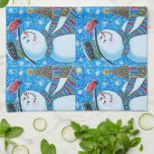 Linge De Cuisine Le Petit Snowman (Plié)