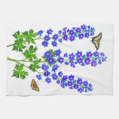 Linge De Cuisine Le pied-d'alouette bleu de delphinium fleurit le (Horizontal)