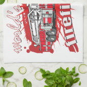 Linge De Cuisine Le plus grand sapeur-pompier du monde (Plié)