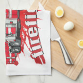 Linge De Cuisine Le plus grand sapeur-pompier du monde (Quart Plié)