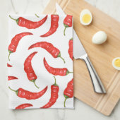 Linge De Cuisine Le poivre.Motif (Quart Plié)