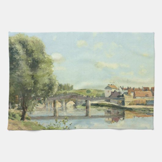 Linge De Cuisine Le Pont Du Chemin De Fer Camille Pissarro (Horizontal)