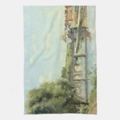 Linge De Cuisine Le Pont Du Chemin De Fer Camille Pissarro (Vertical)