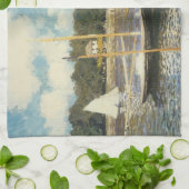 Linge De Cuisine Le pont routier d'Argenteuil par Claude Monet (Plié)