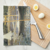 Linge De Cuisine Le pont routier d'Argenteuil par Claude Monet (Quart Plié)