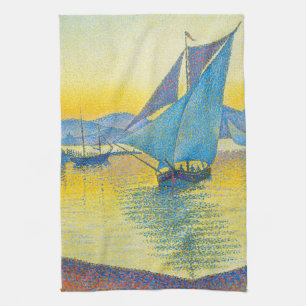 Linge De Cuisine Le port au coucher du soleil, Signac