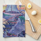 Linge De Cuisine Le Port de Saint-Tropez, Signac (Quart Plié)