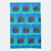 Linge De Cuisine Le pot de pharmacie bleu (Vertical)