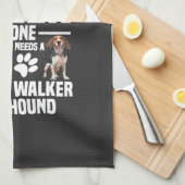 Linge De Cuisine Le propriétaire de Treeing Walker Coonhound a égal (Quart Plié)