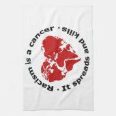 Linge De Cuisine Le racisme est le cancer (Vertical)