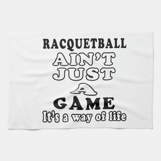Linge De Cuisine Le racquetball n'est pas simplement un jeu que (Horizontal)