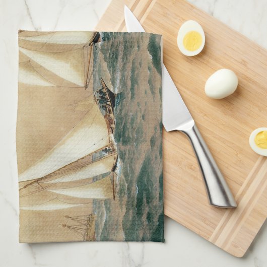 Linge De Cuisine Le récif de Brenton (Quart Plié)