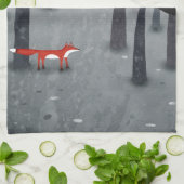Linge De Cuisine Le renard et la forêt (Plié)