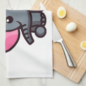 Linge De Cuisine Le roi éléphant (Quart Plié)