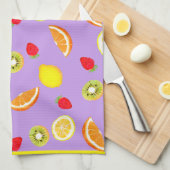 Linge De Cuisine Le Secret : Les fruits d'été Zesty (Quart Plié)