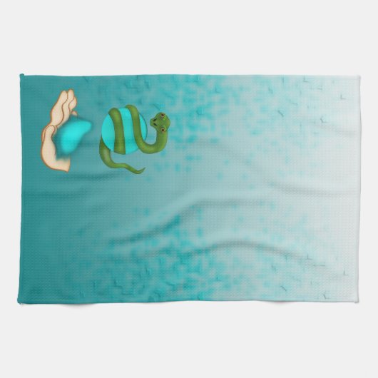 Linge De Cuisine Le serpent (Horizontal)