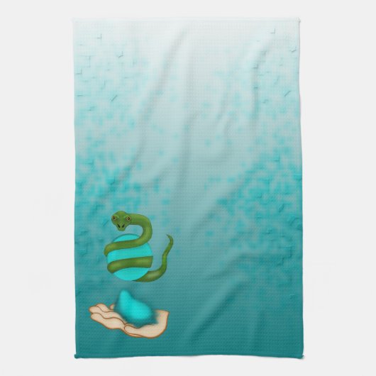 Linge De Cuisine Le serpent (Vertical)