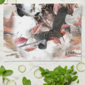 Linge De Cuisine Le Setter anglais, la chasse à la passion (Plié)