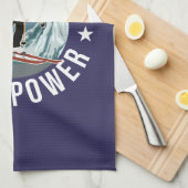 Linge De Cuisine Le Ski Est Ma Superpuissance (Quart Plié)