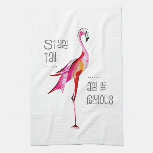 Linge De Cuisine Le support de Flamant rose grand soit cadeau drôl