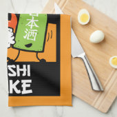 Linge De Cuisine Le Sushi Et Le Sake (Quart Plié)