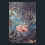 Linge De Cuisine Le Swing, Fragonard<br><div class="desc">Jean-Honoré Fragonard (du 5 avril 1732 au 22 août 1806) est peintre et graveur français dont la manière tardive de Rococo se distingue par une remarquable facilité, une exubérance et un hédonisme remarquables. Fragonard, l'un des artistes les plus prolifiques des dernières décennies de l'Ancien Régime, a produit plus de 550...</div>