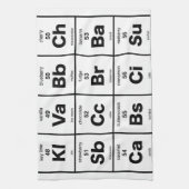 Linge De Cuisine Le Tableau périodique des desserts (Vertical)