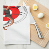 Linge De Cuisine Le tir à l'arc est impressionnant (Quart Plié)